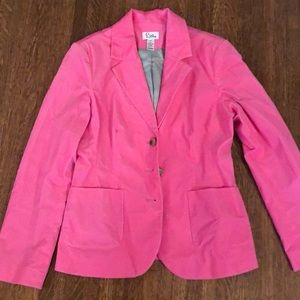 Lily Pulitzer Pink Corduroy Blazer